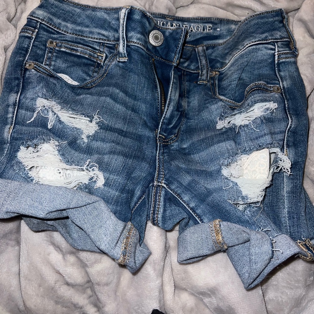 American Eagle midi shorts